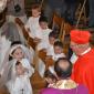 69 Meeting children who recently received their First Holy Communion