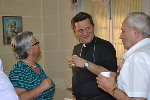 36 Bishop of Gozo joins at Tea Break