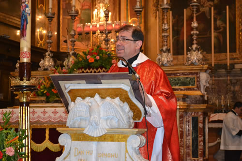 DSC_0046 Archpriest Mgr C Refalo delivers the Homily