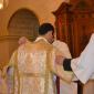 DSC_0094 Xaghra Archpriest helps Daniel put on the chasuble