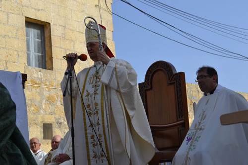 DSC_0060 Bishop Mario Grech delivering the Homily