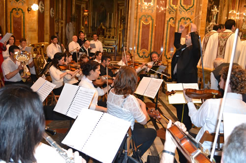 DSC_0209 Orchestra directed by Mro Antoine Theuma during Te Deum