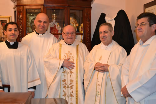 DSC_0152 The celebrants in the sacristy