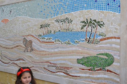 15 The mosaic mural