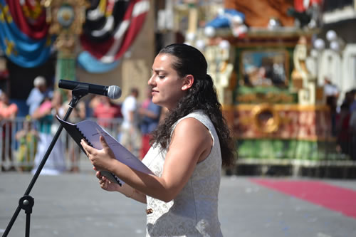 DSC_0299 Ms Abigail Attard with commemorative speech