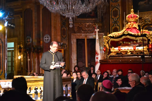 DSC_0067 Address by Archpriest Mgr Carmelo Refalo