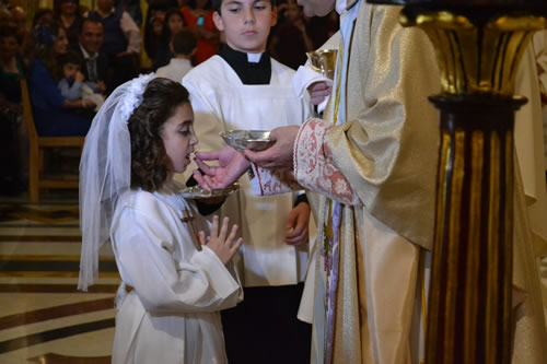 DSC_0174 Receiving First Holy Communion