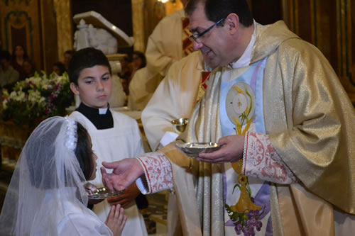 DSC_0146 Receiving First Holy Communion