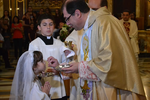 DSC_0153 Receiving First Holy Communion