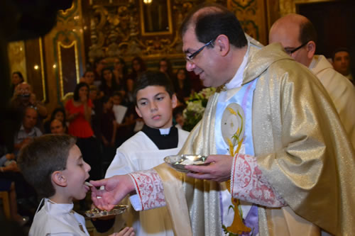 DSC_0157 Receiving First Holy Communion