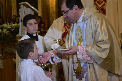 DSC_0144 Receiving First Holy Communion