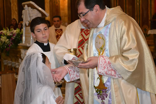 DSC_0143 Receiving First Holy Communion