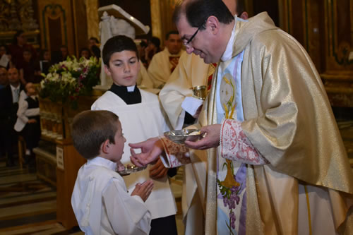 DSC_0178 Receiving First Holy Communion