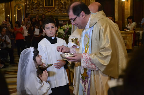 DSC_0155 Receiving First Holy Communion