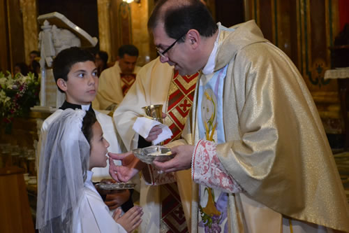 DSC_0163 Receiving First Holy Communion