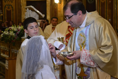 DSC_0165 Receiving First Holy Communion