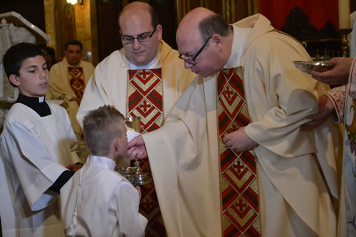 DSC_0176 Receiving First Holy Communion