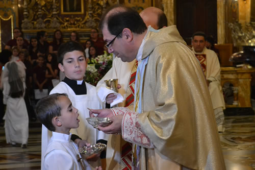 DSC_0171 Receiving First Holy Communion