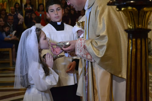 DSC_0172 Receiving First Holy Communion