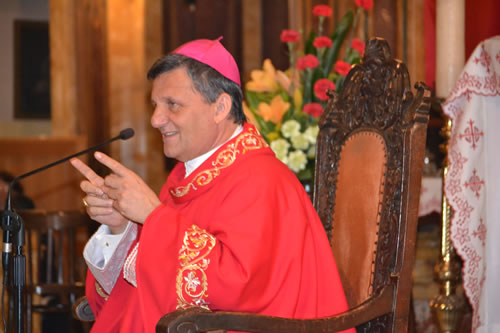 DSC_0038 Bishop delivers the homily