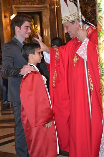 DSC_0067 Administering the Sacrament of Confirmation