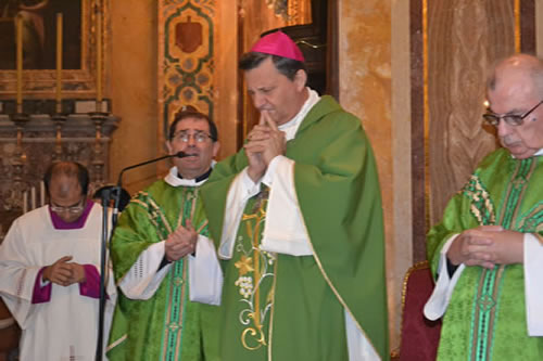 DSC_0016 Welcome address by Archpriest Mgr Carmelo Refalo