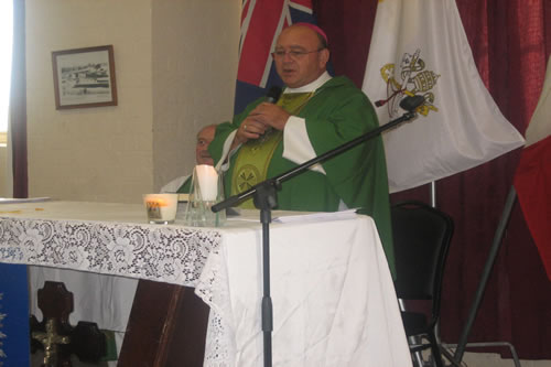 05 Bishop Bonello delivering the homily