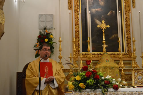 DSC_0148 Archpriest Mgr Carmelo Refalo delivering the Homily