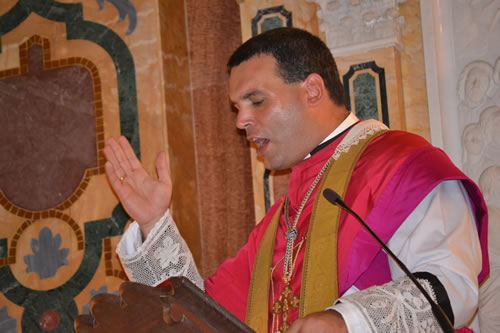 DSC_0076 Can M Galea delivering the Novena Sermon