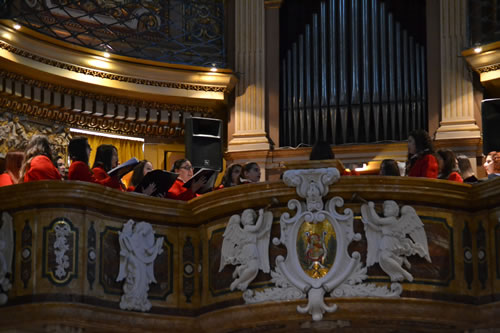 DSC_0023 Voci Angeliche Choir in the organ loft