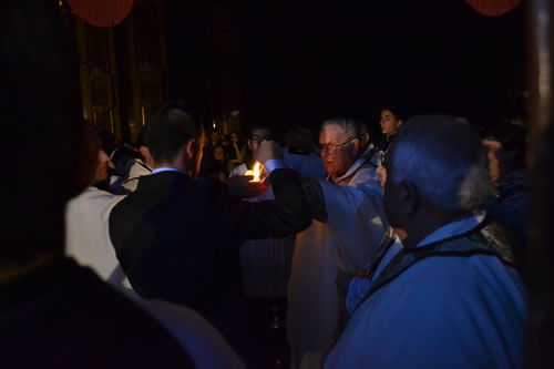 DSC_0009 lighting the Paschal Candle