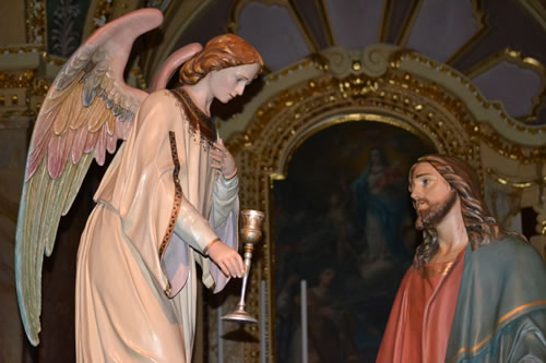 DSC_0290 Jesus at Gethsemani comforted by the angel