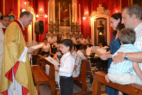 DSC_0055 Nicholas makes his vows as altar boy