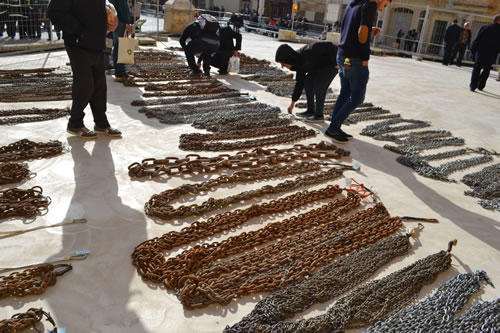 DSC_0152 Chains to be carried during procession