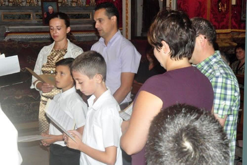 DSC_0551 Candidates and parents make their vows