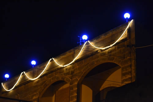 DSC_0125 Illuminated house facade