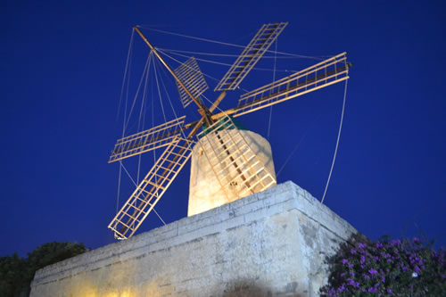 DSC_0062 Ta' Kola Windmill, a tourist attraction