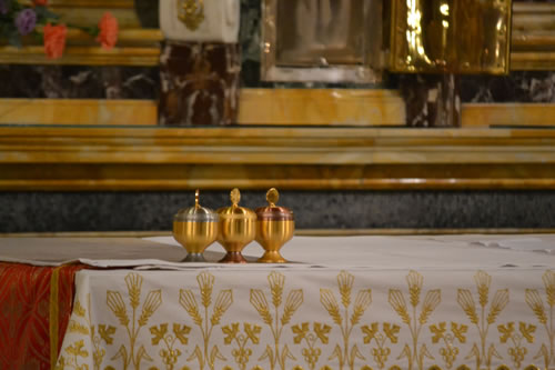 DSC_0019 The Holy Oils on the altar