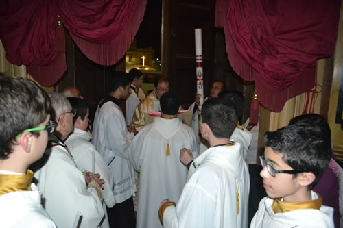 DSC_0006 Blessing the Paschal Candle