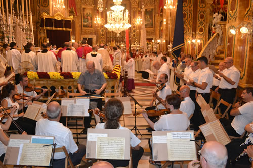 DSC_0077 Choir and Orchestra director Hon. Can. Fr Salv Galea O.P.