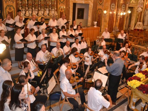 DSC_0016 Orchestra and Choir Jesus of Nazareth Director Fr Salv Galea OP