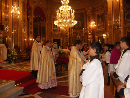 A8 Clergy moves to Sacristy