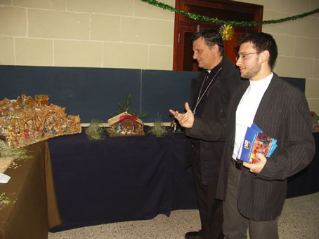 B2 Victor Agius explains the exhibits