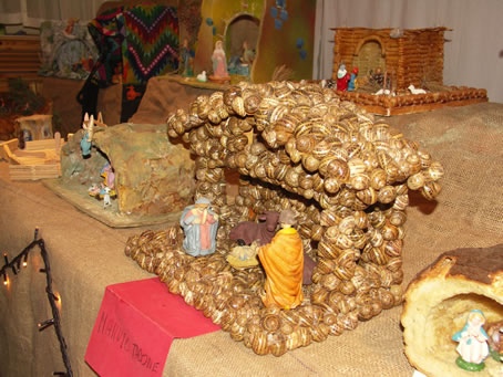 B8 Crib built with snail shells