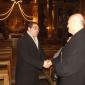 A1 Archpriest welcomes the Hon Mr Speaker to the Basilica