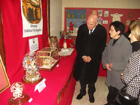 D6 V Camilleri in charge of Crafts exhibiton