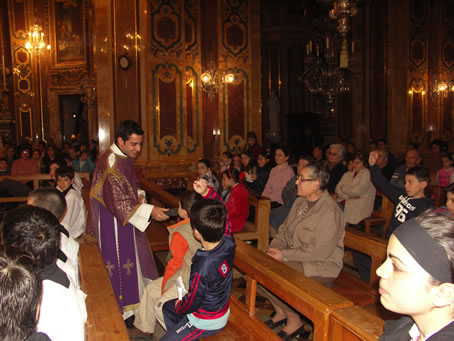 B5 Rev Deacon Anthony Bajada delivers the Homily