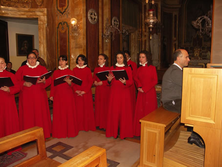 A5 Mr Ronald Camilleri on the organ