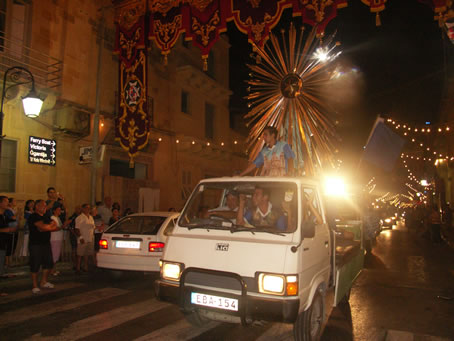 A3 Arrival of the statue from Nadur