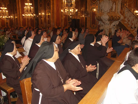 D2 Applause to Mgr Sciberras after the sermon